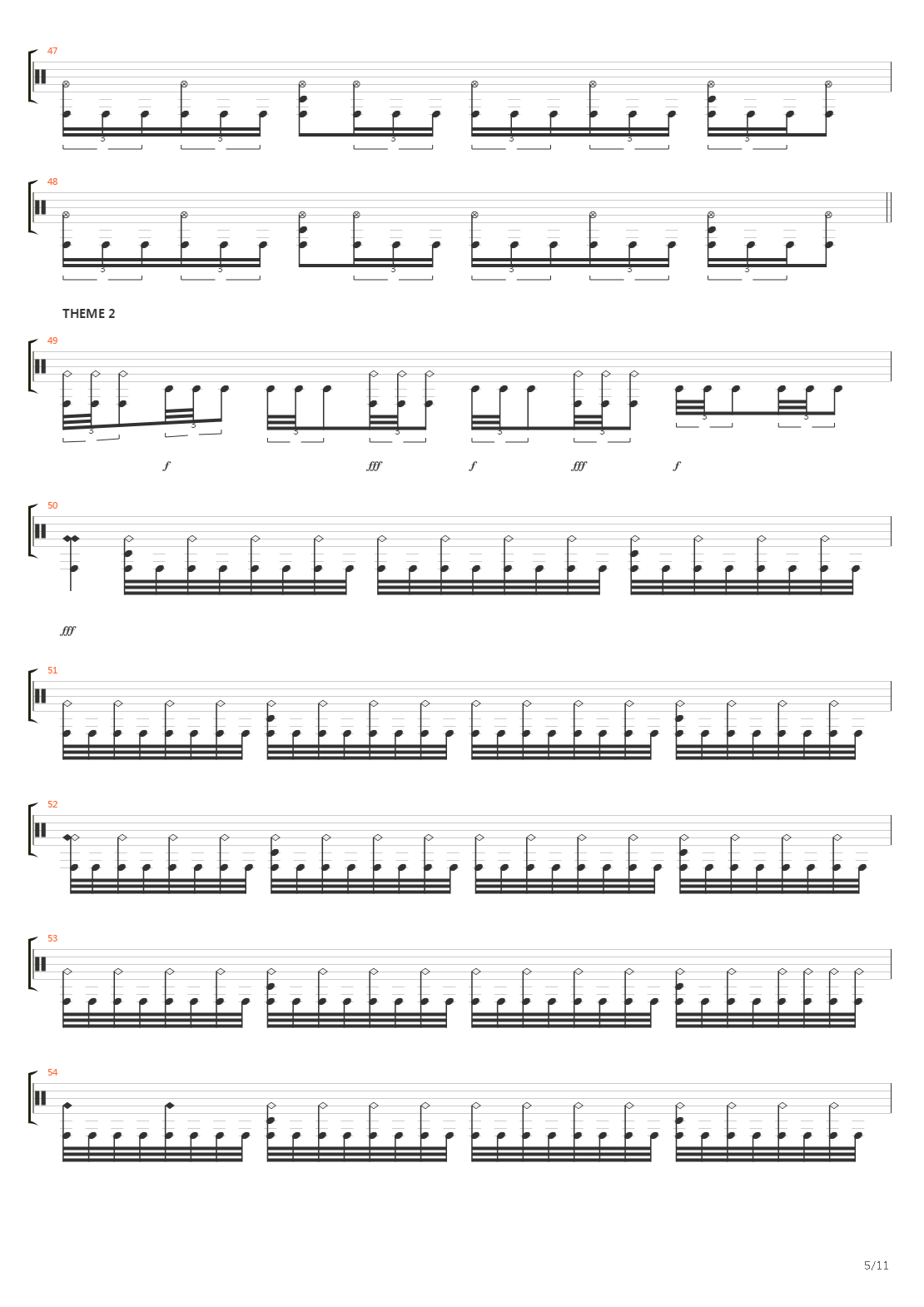 The Heaviest Matter Of The Universe吉他谱