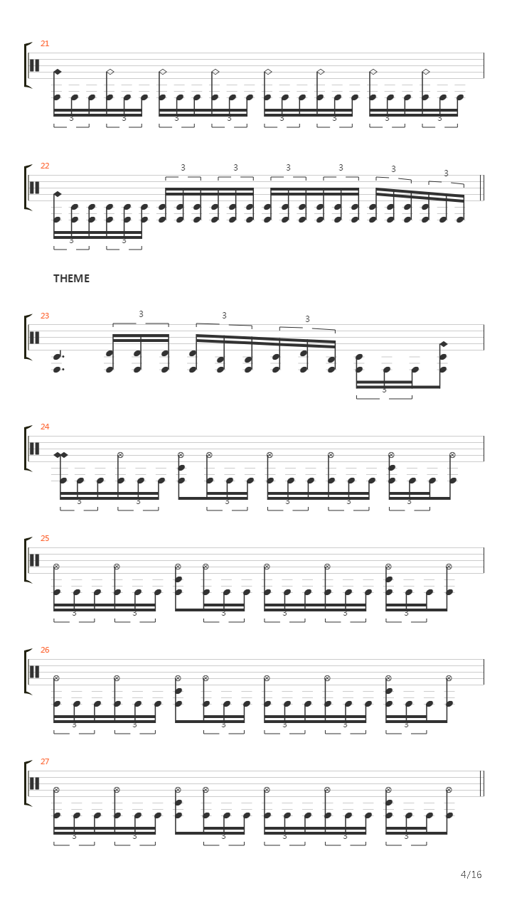 The Heaviest Matter Of The Universe吉他谱