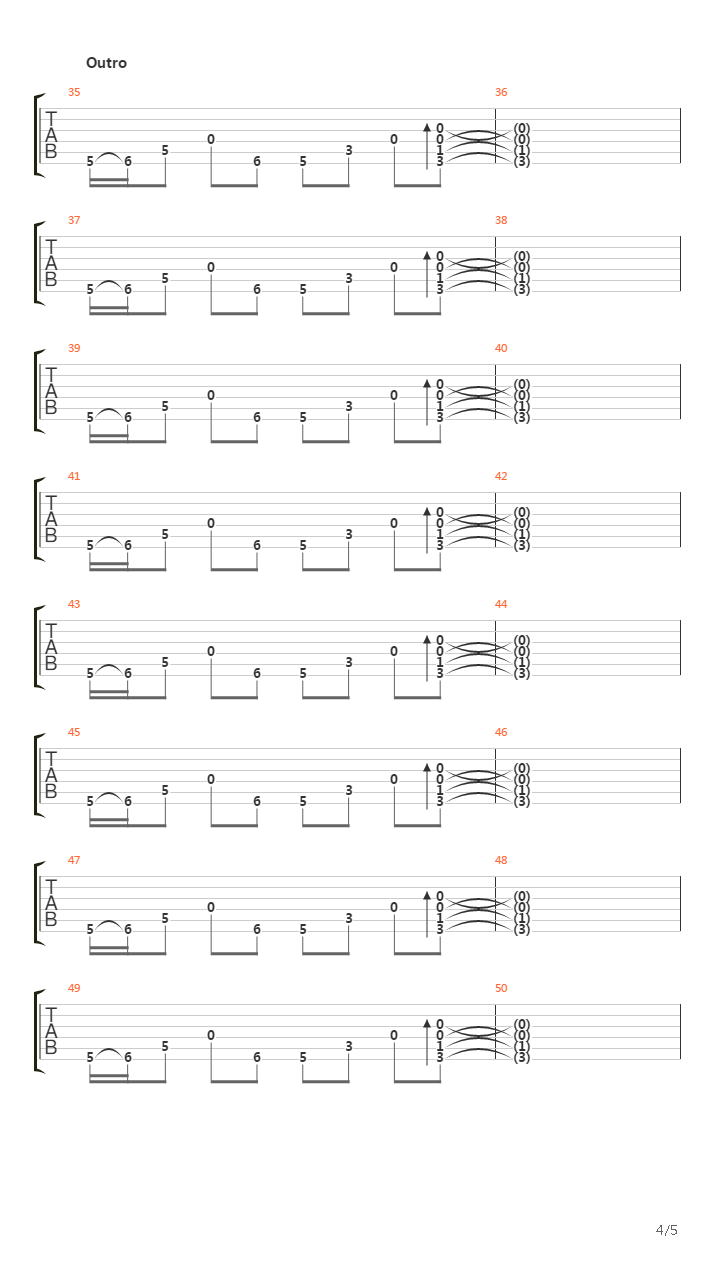 The Silver Cord吉他谱