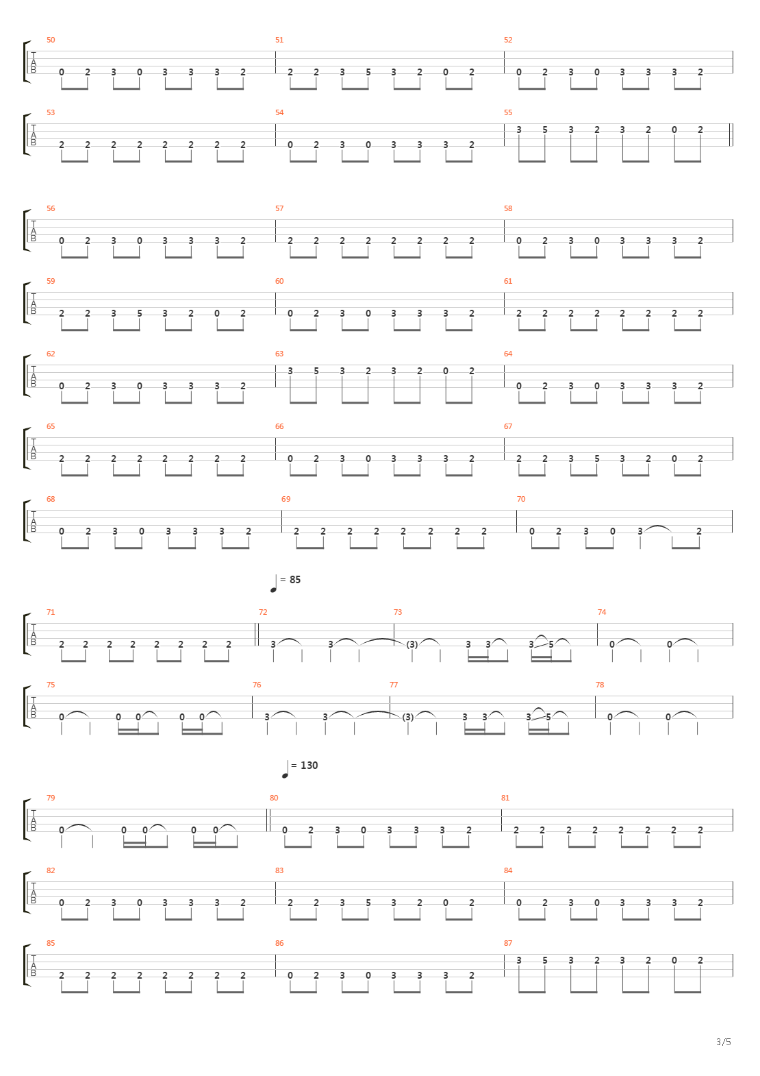 The Way Of All Flesh吉他谱