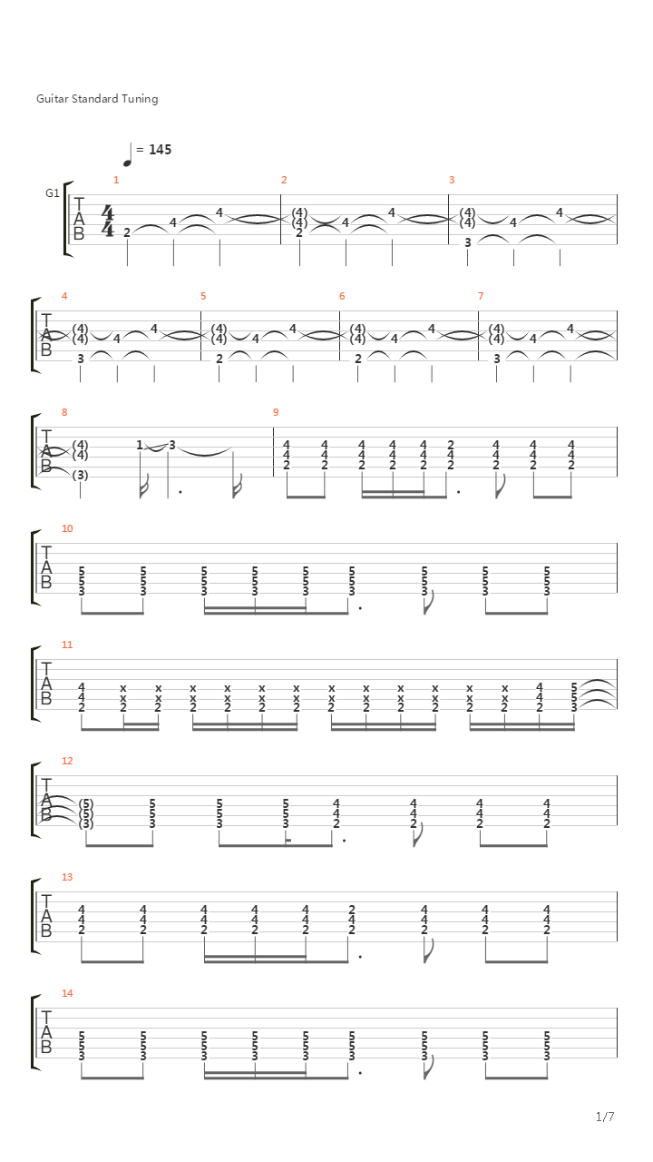 Letters Home吉他谱