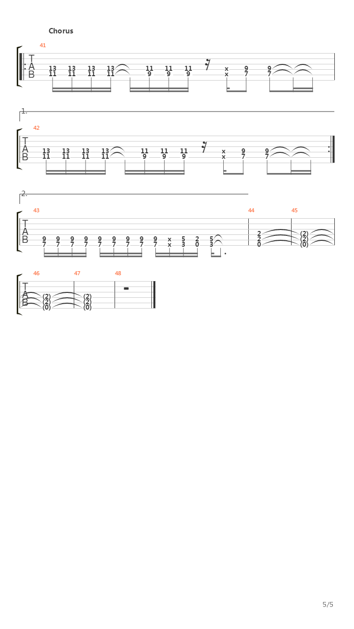 Steps吉他谱