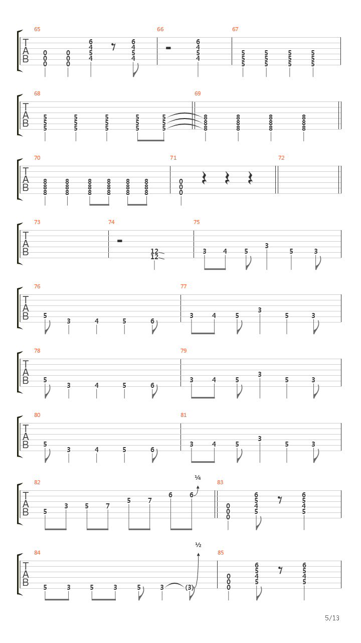 Journey吉他谱