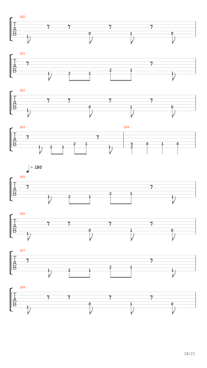 Disincarnated吉他谱