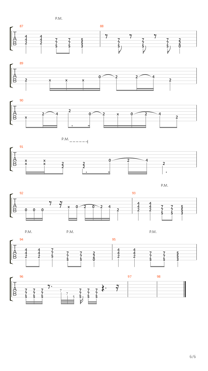 Bang吉他谱