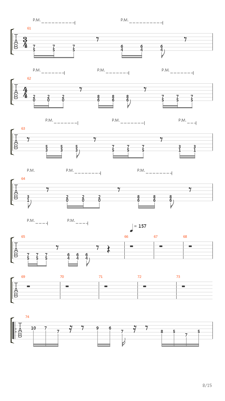 Chronicle From The Stone Age吉他谱