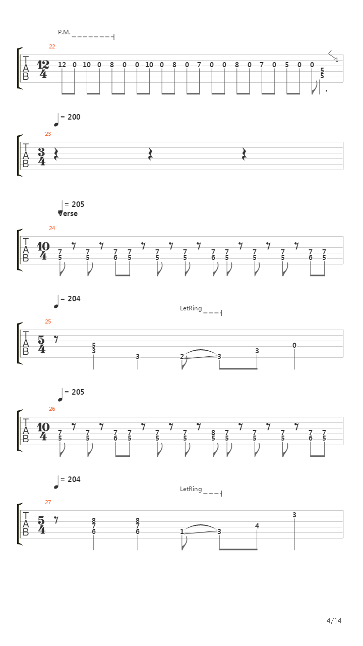 Edaenia 2312吉他谱