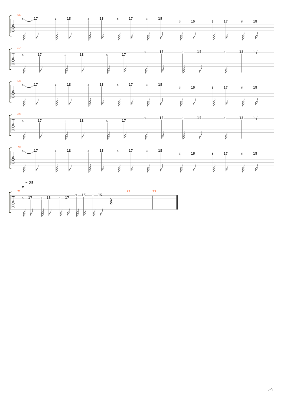 Am 180吉他谱