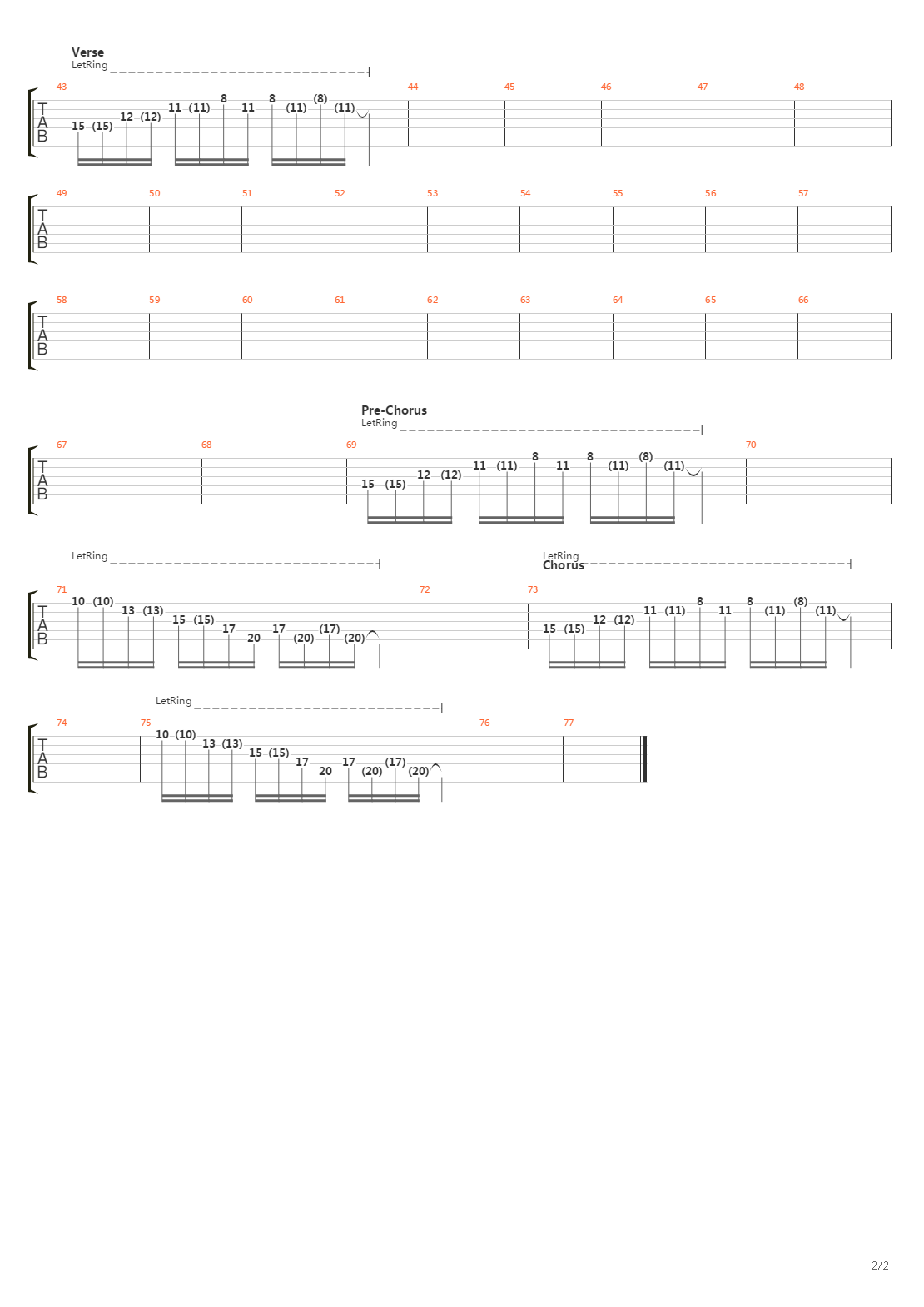 The Message吉他谱