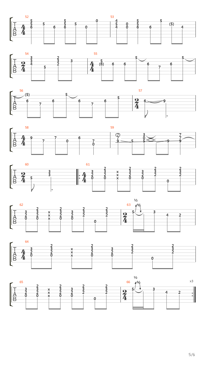 Playing In The Band吉他谱