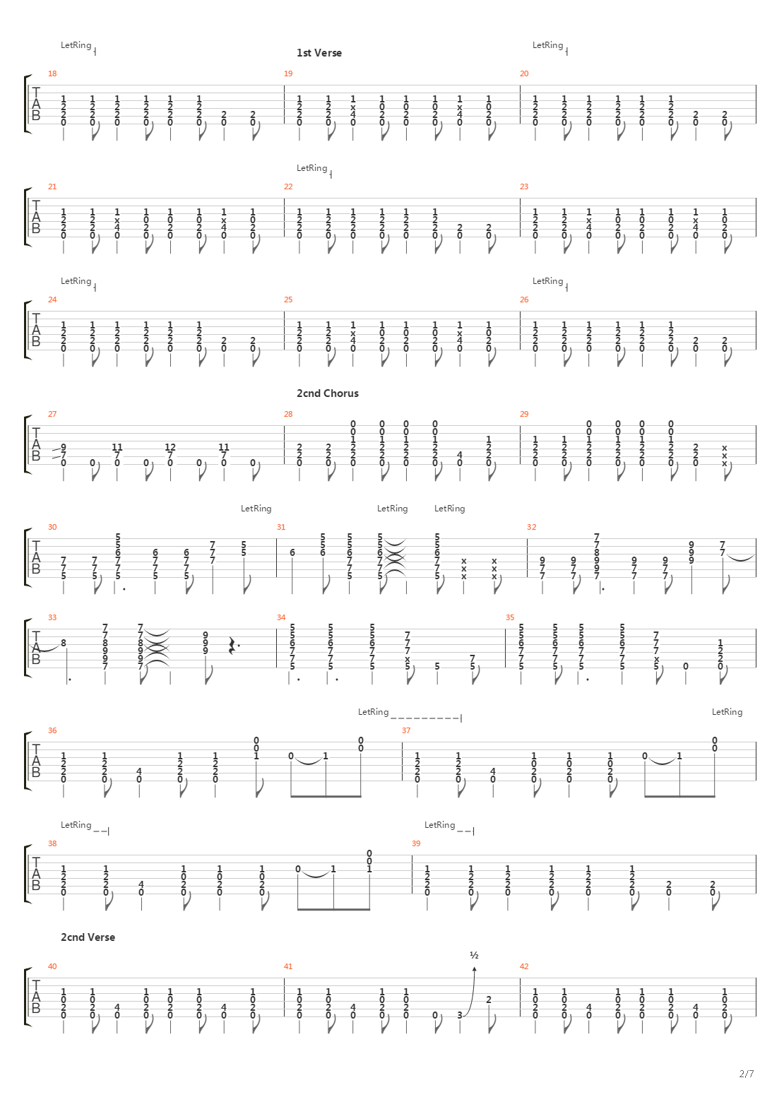 Truckin吉他谱