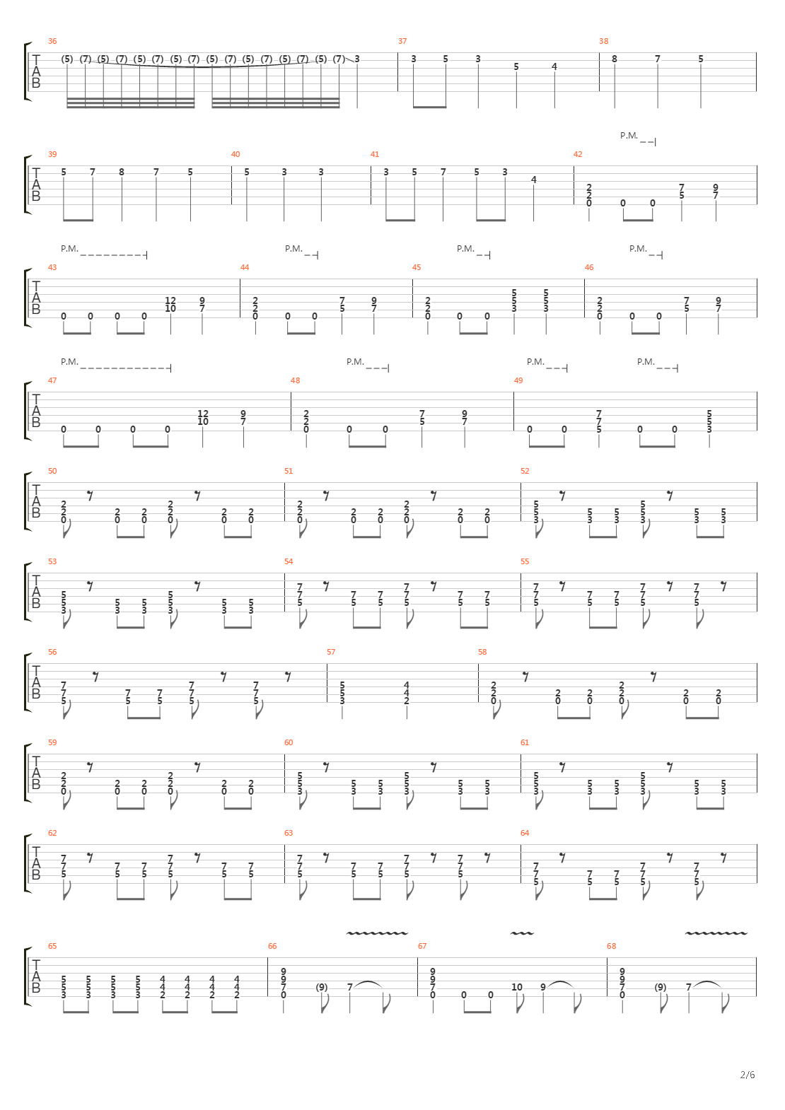 Avalon吉他谱