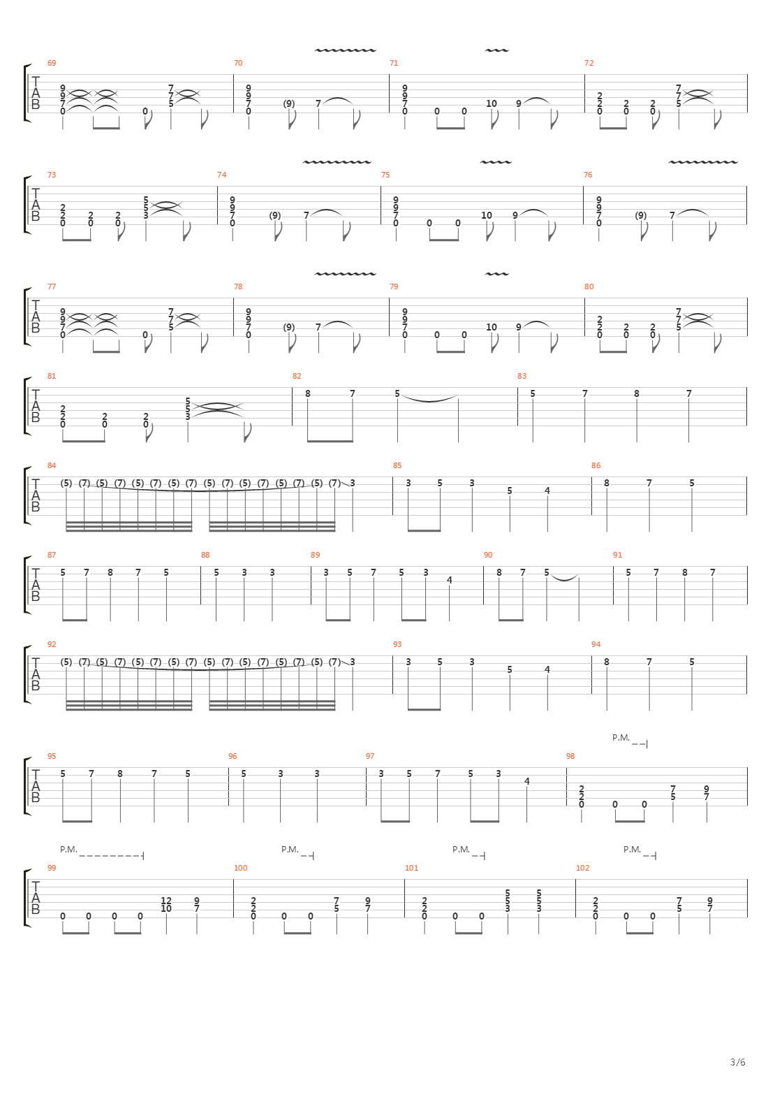 Avalon吉他谱