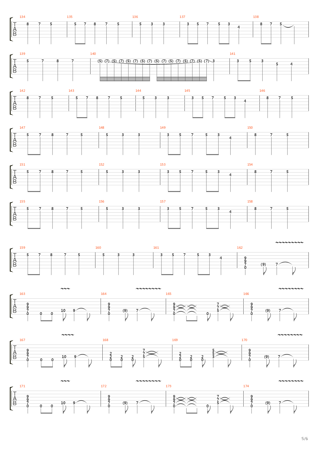 Avalon吉他谱