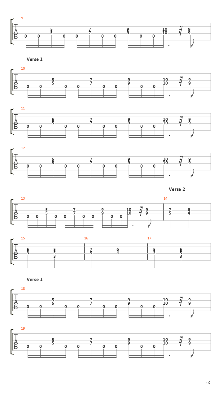 Heavy Metal Breakdown吉他谱