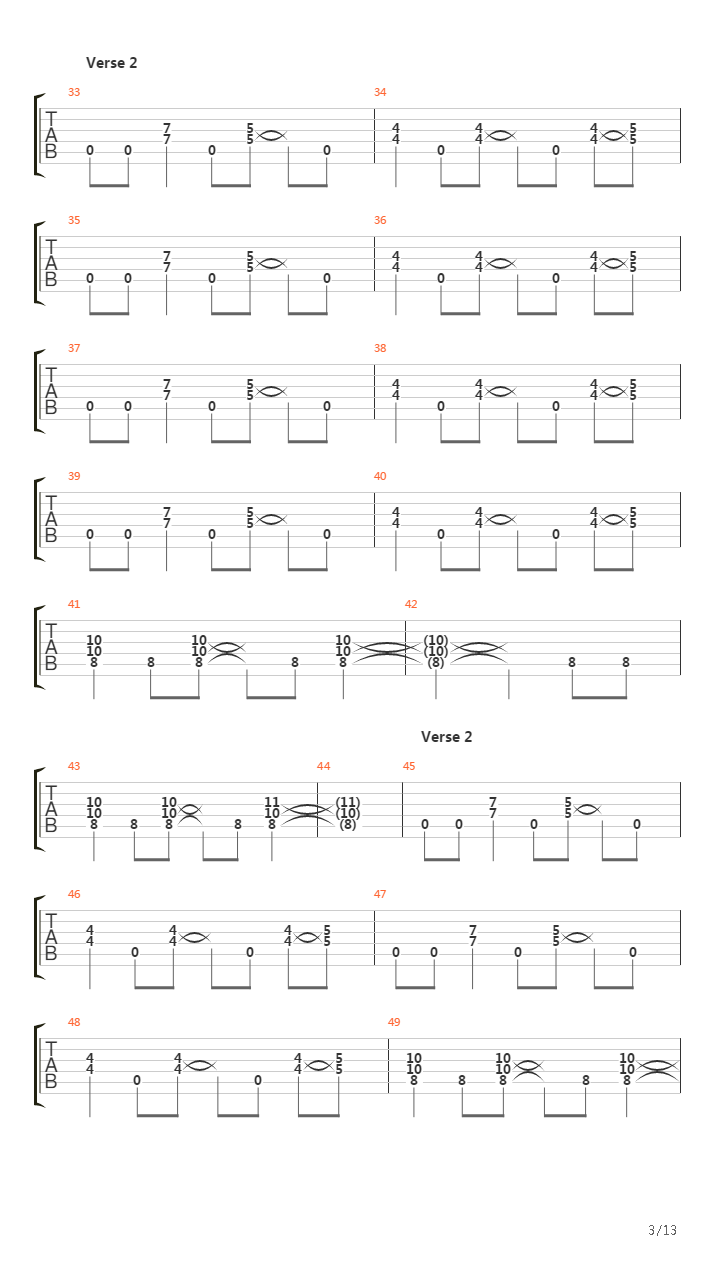 The Dark Of The Sun吉他谱