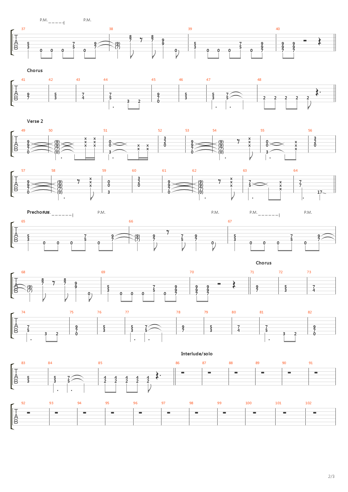 On The Edge吉他谱