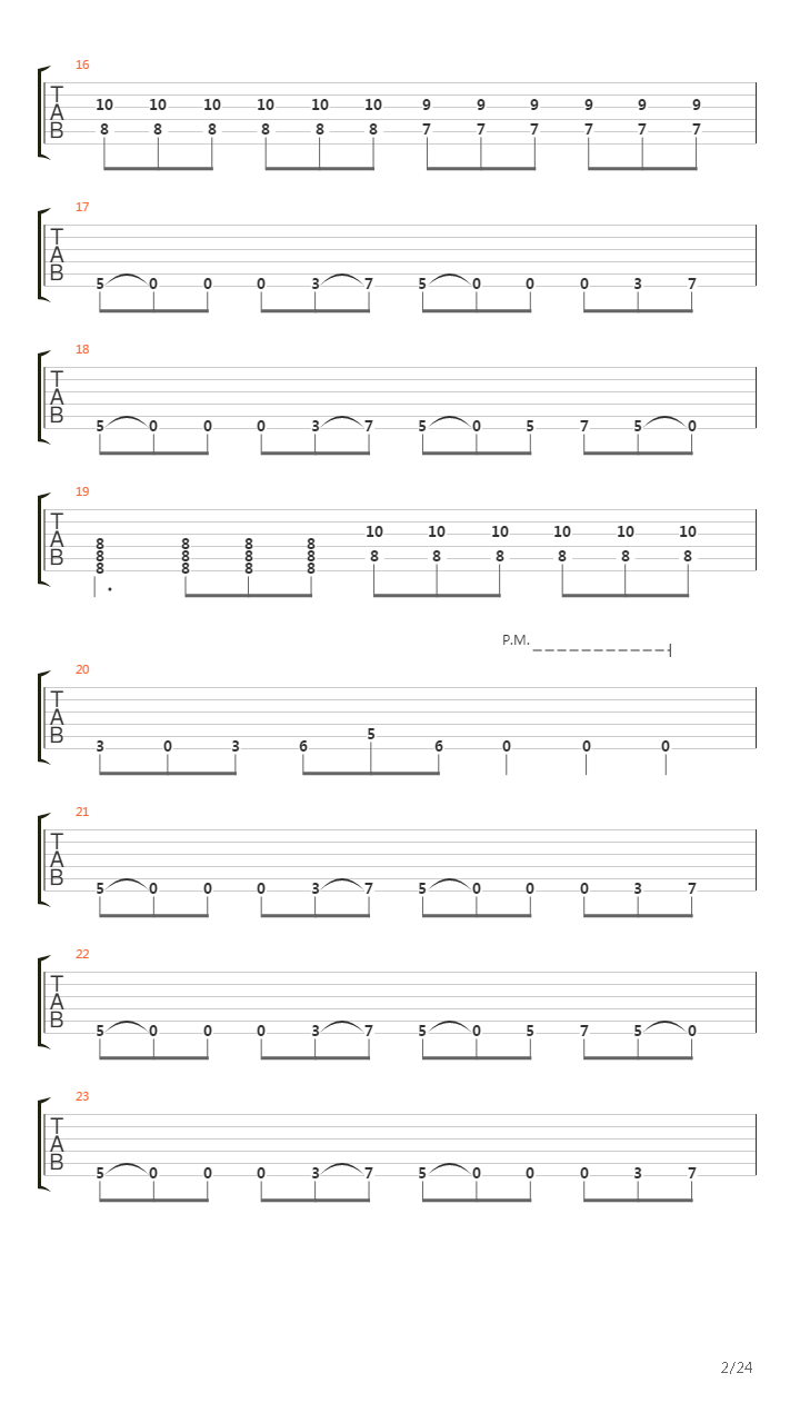 Escape吉他谱