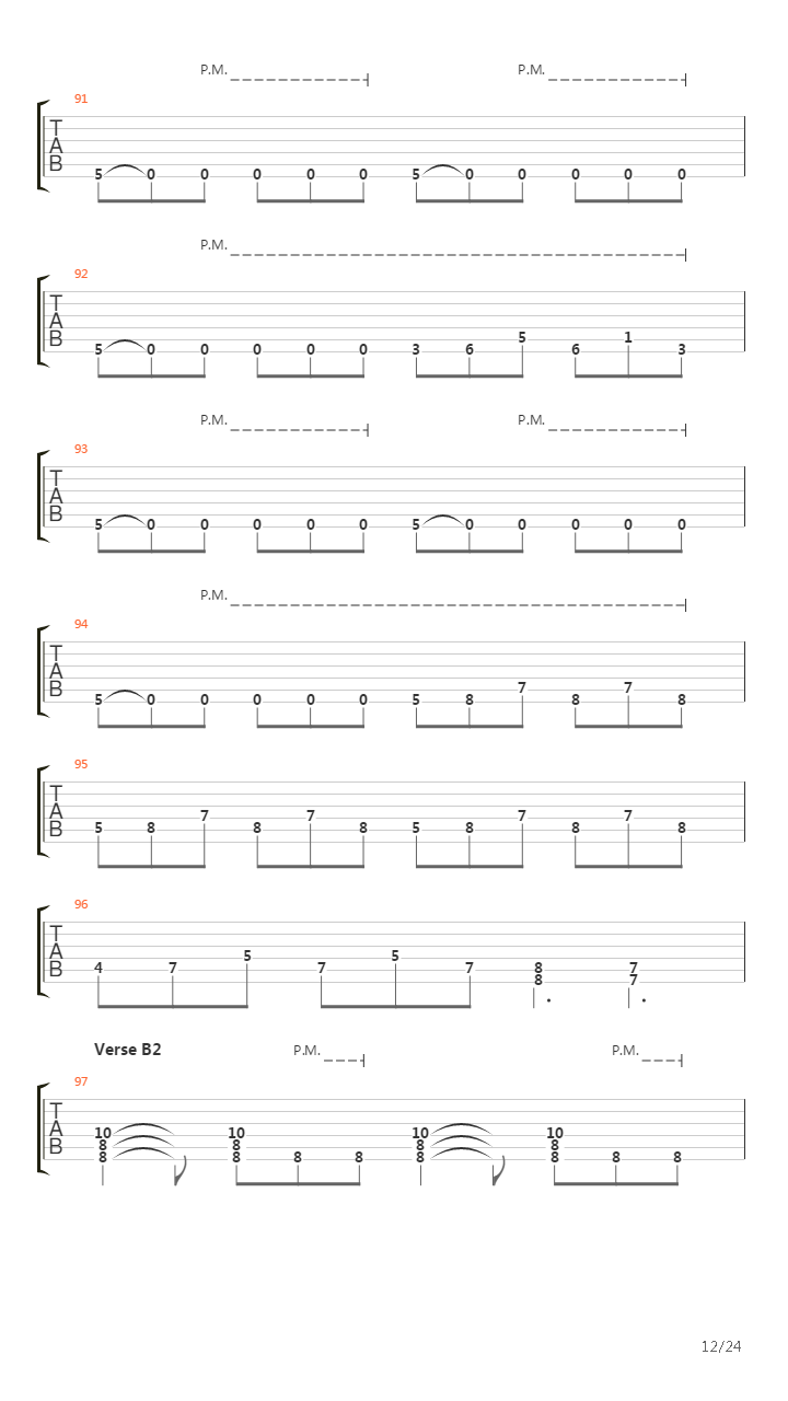 Escape吉他谱