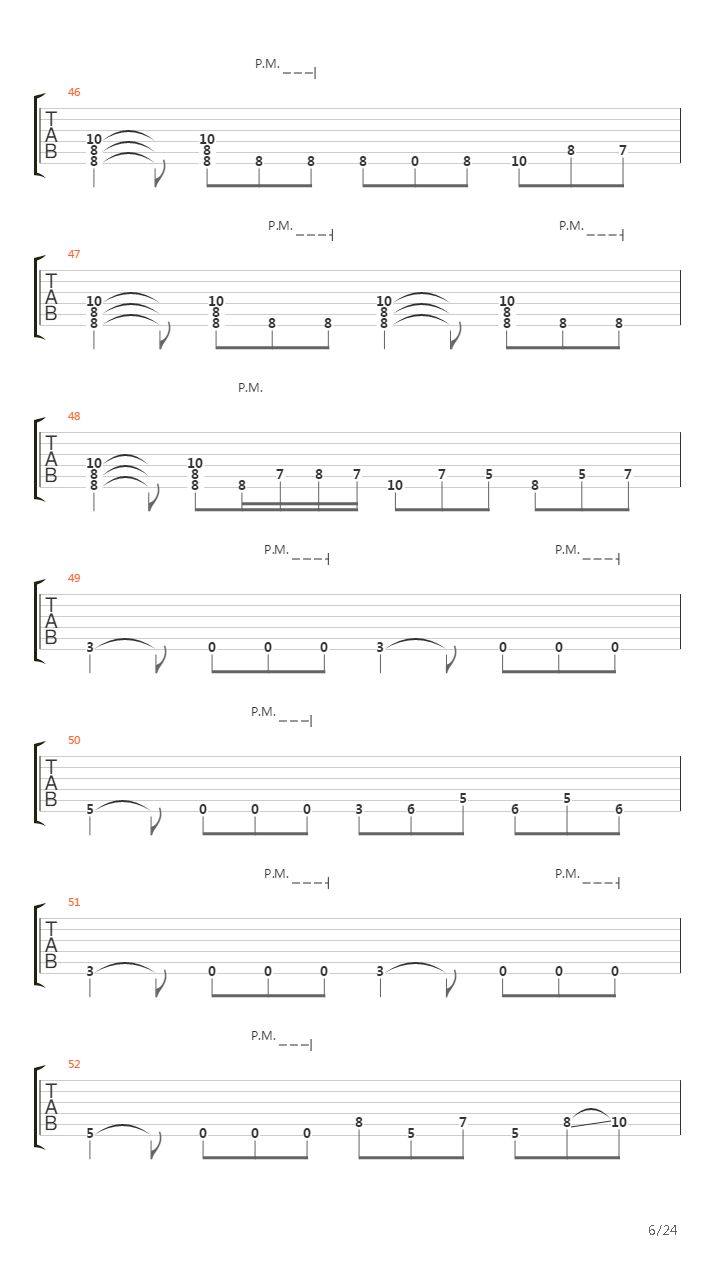 Escape吉他谱