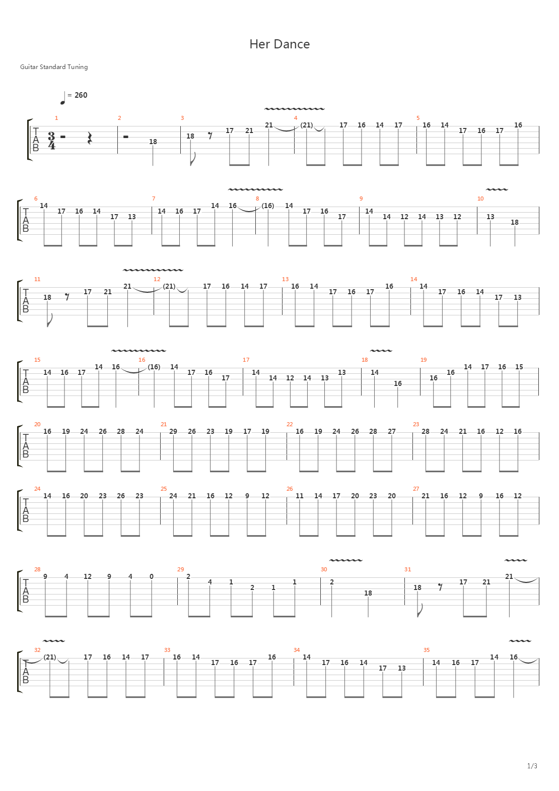 Her Dance吉他谱