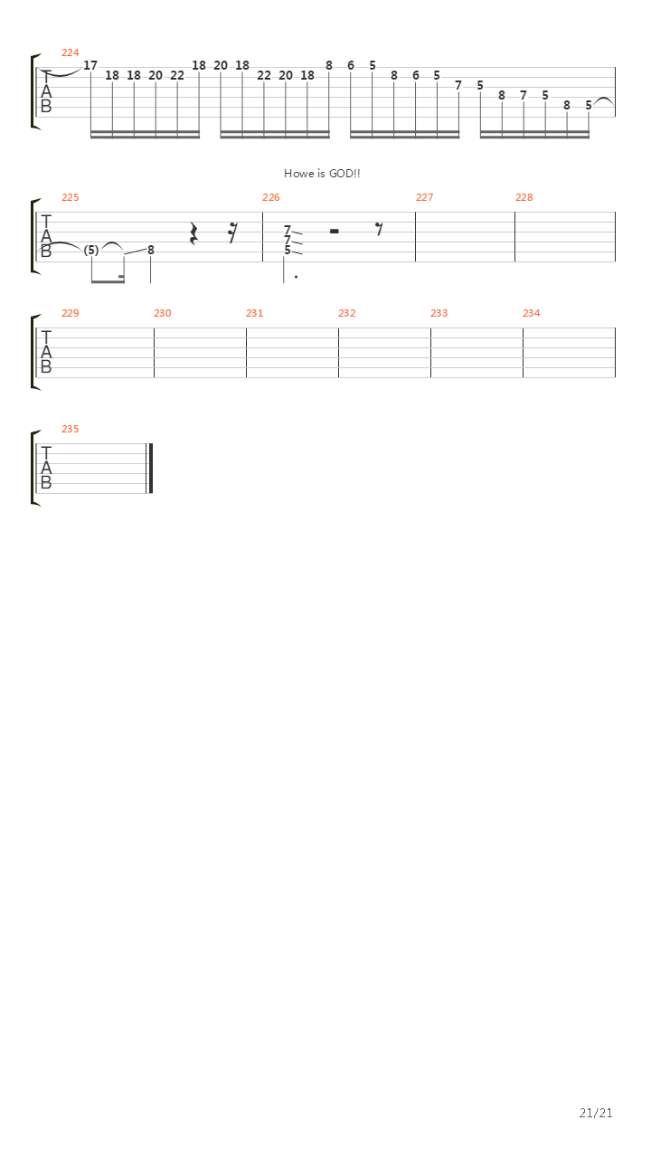 Symphony V吉他谱