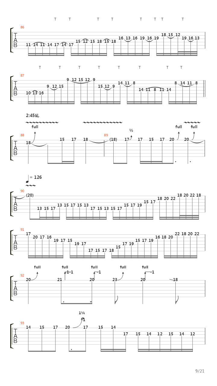 Symphony V吉他谱