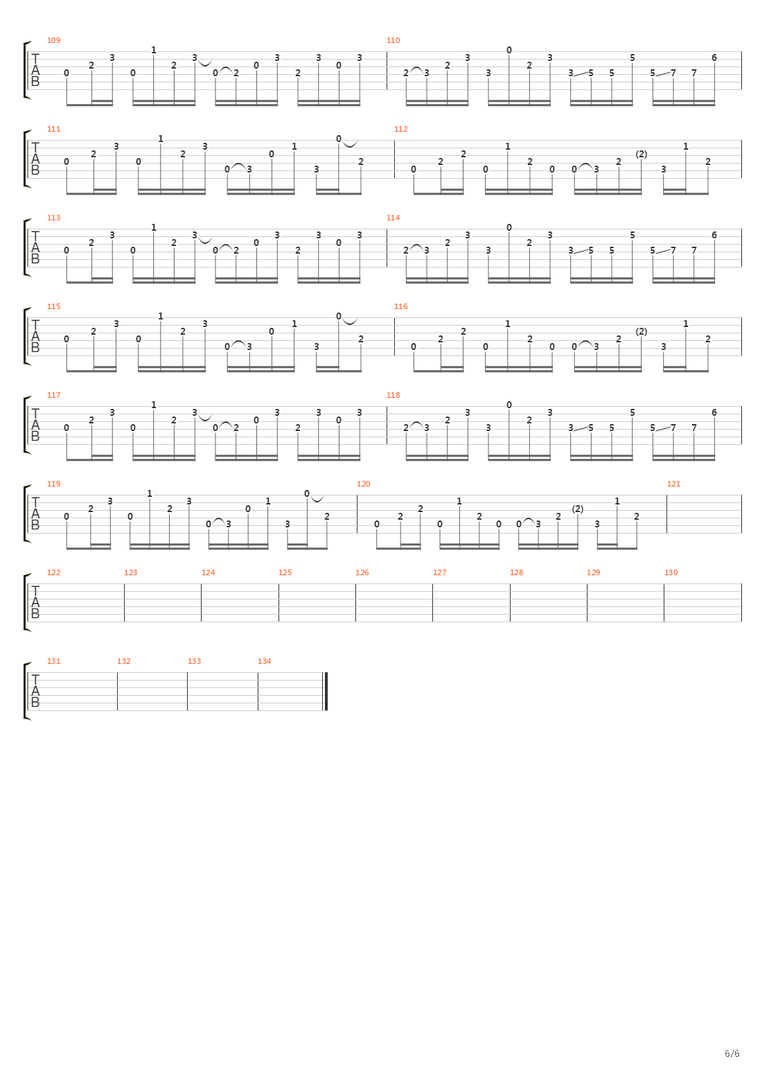 Lowlands Of Holland吉他谱