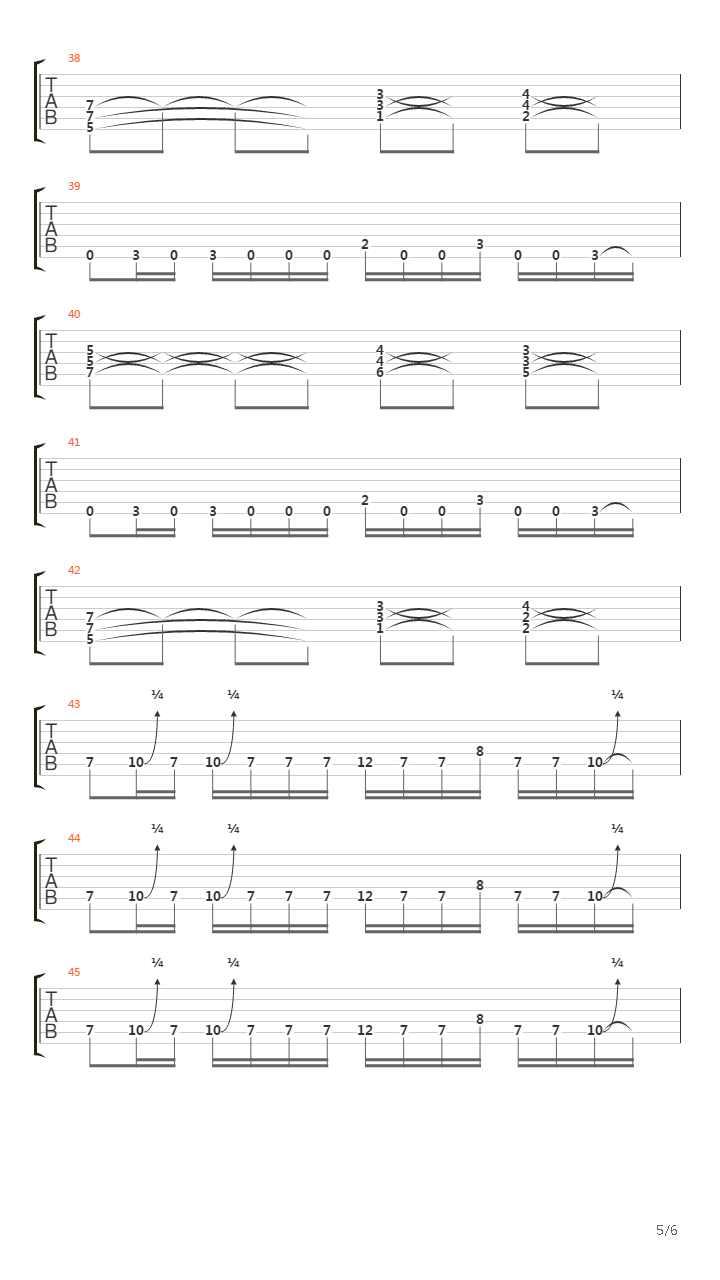 1000 Miles吉他谱