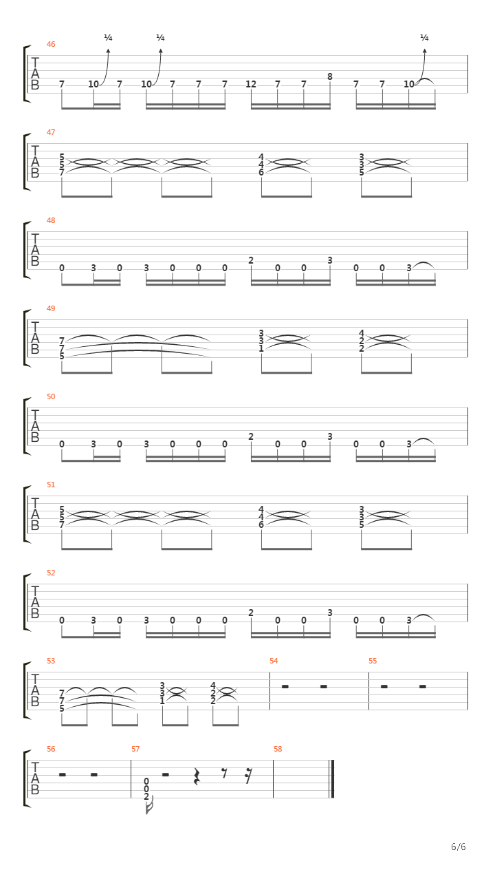 1000 Miles吉他谱