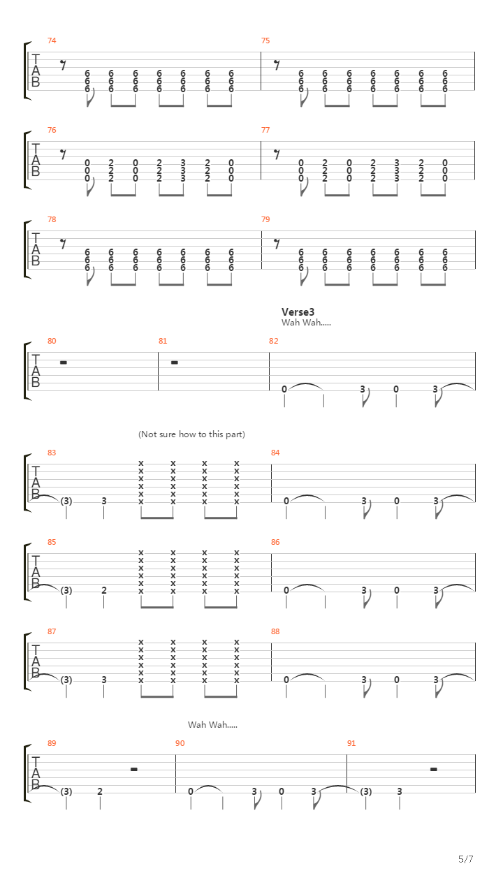 Repeat吉他谱