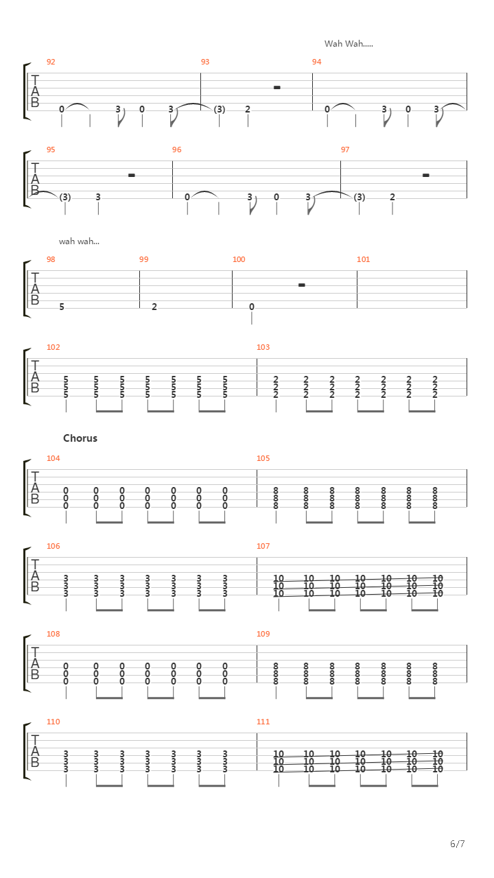 Repeat吉他谱