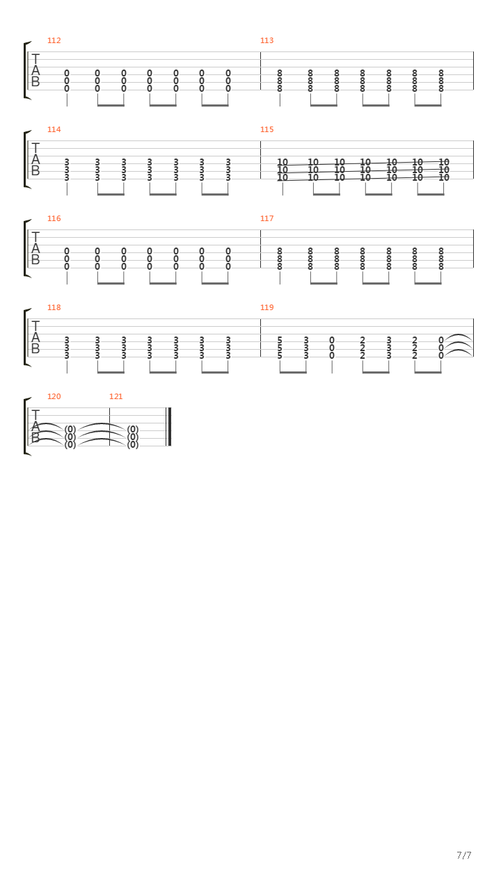 Repeat吉他谱