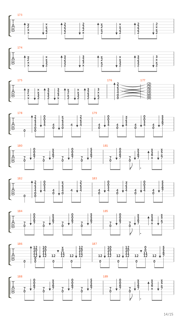 Southern Point吉他谱