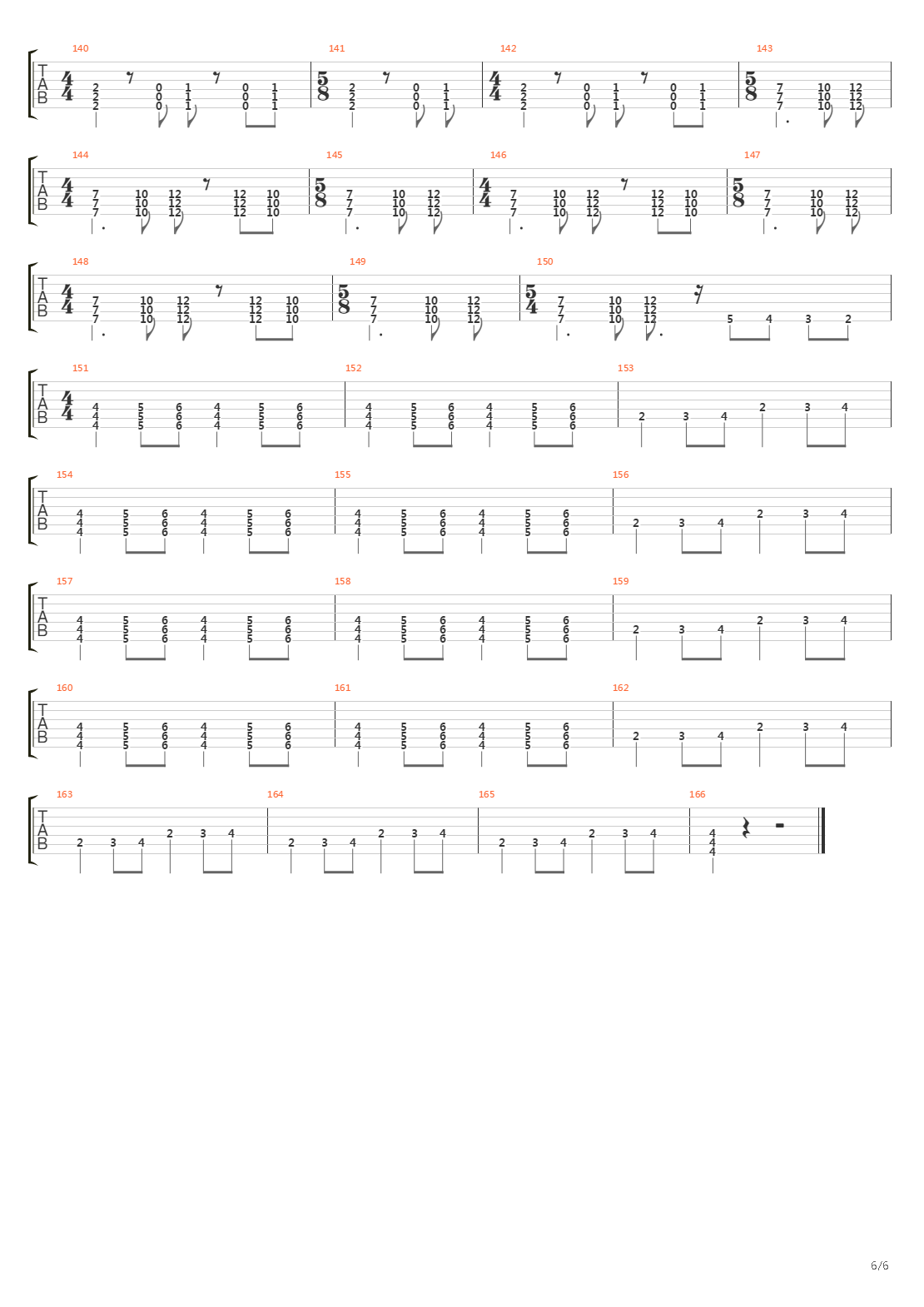 Lesser Banishing吉他谱