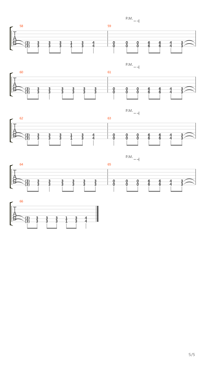 Test My Will吉他谱