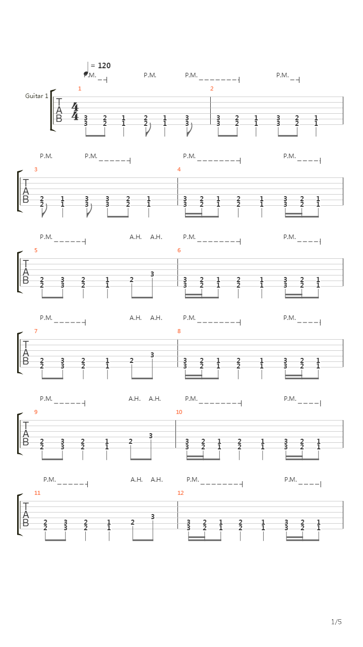 Sirenens Kald吉他谱