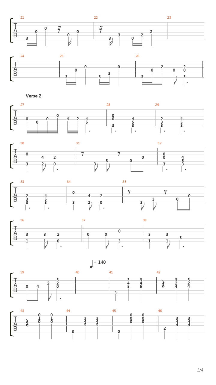 Brabant吉他谱