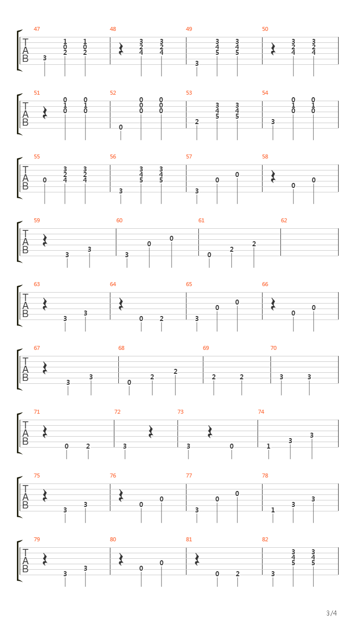 Brabant吉他谱