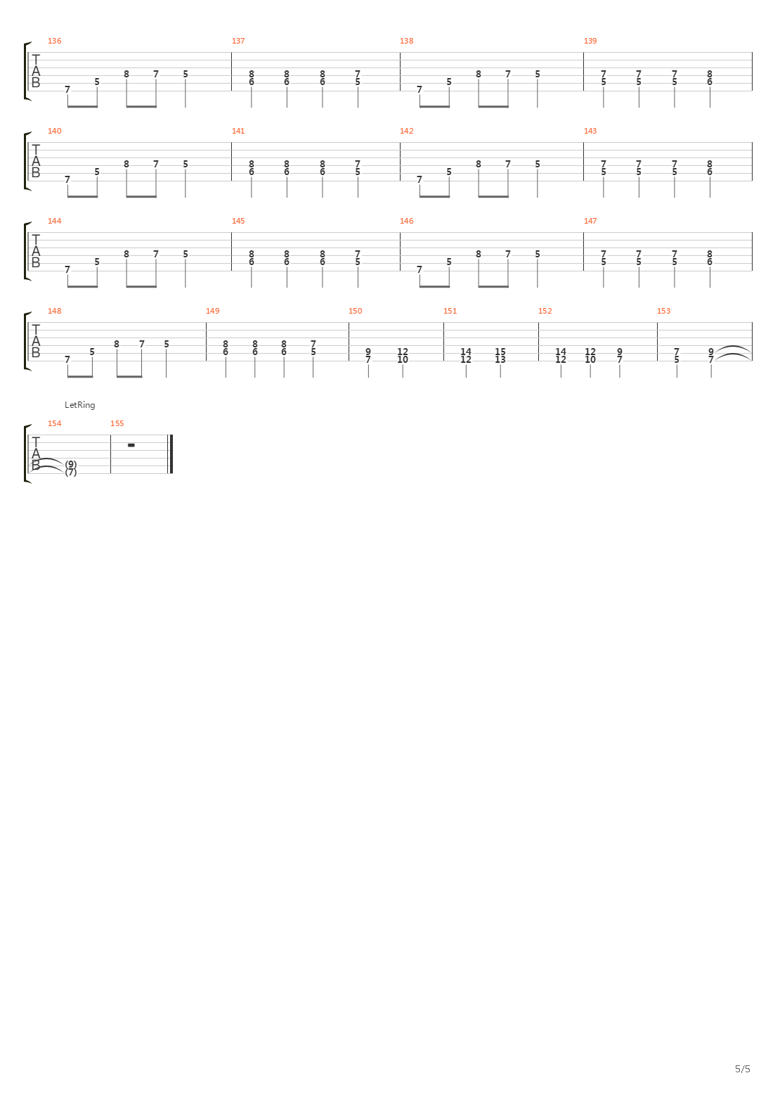 The Wheel吉他谱