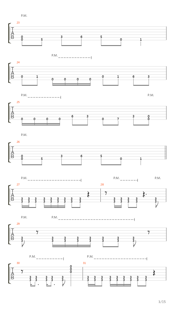 The First Words吉他谱