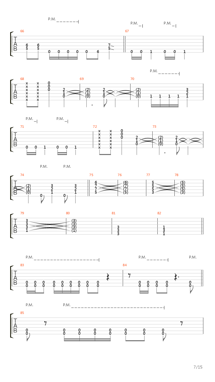 The First Words吉他谱