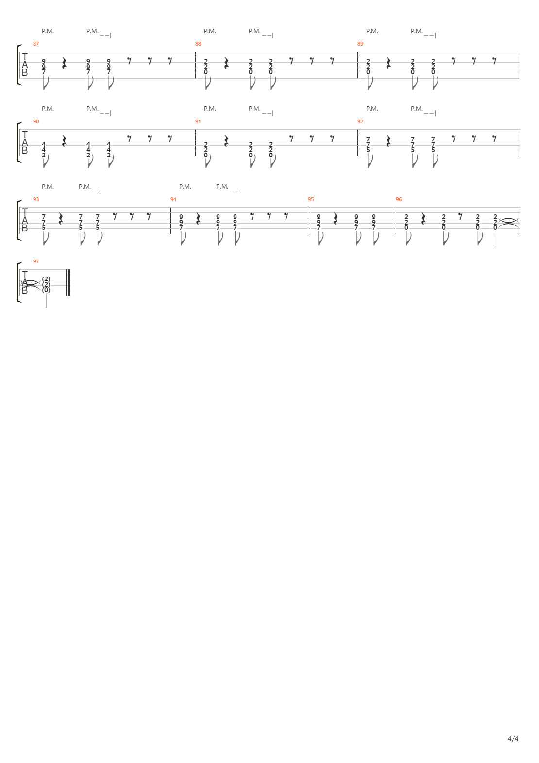 Vanta Pa Mig吉他谱