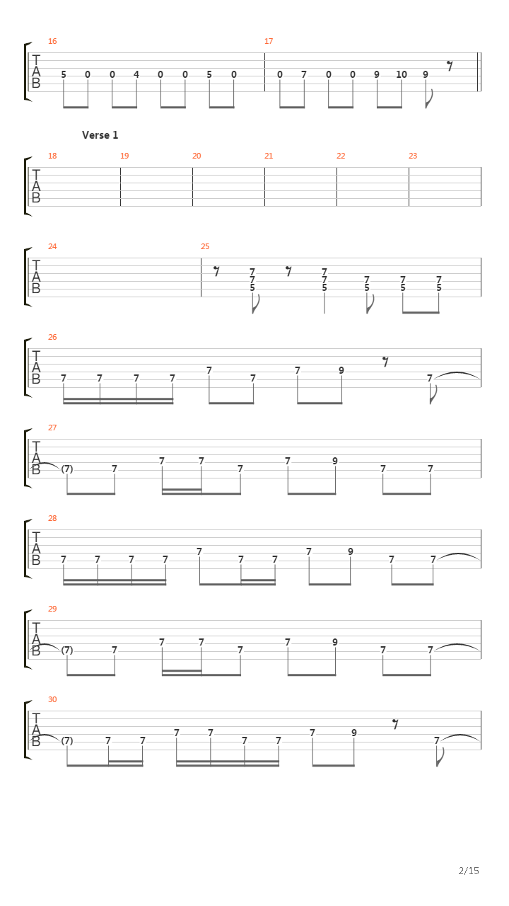 Unmei Saemo Kaeru Kotoba吉他谱