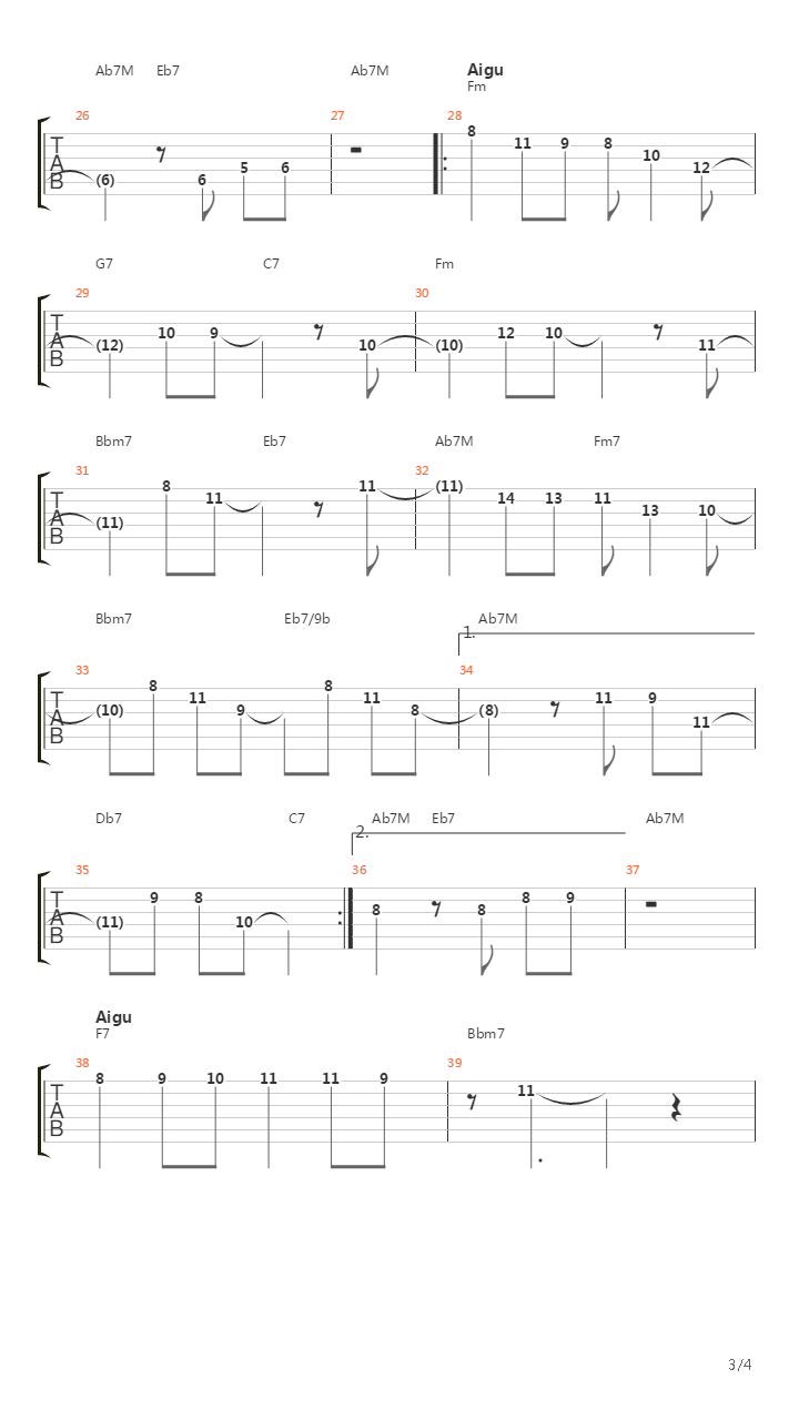 Lullaby Of Birdland吉他谱