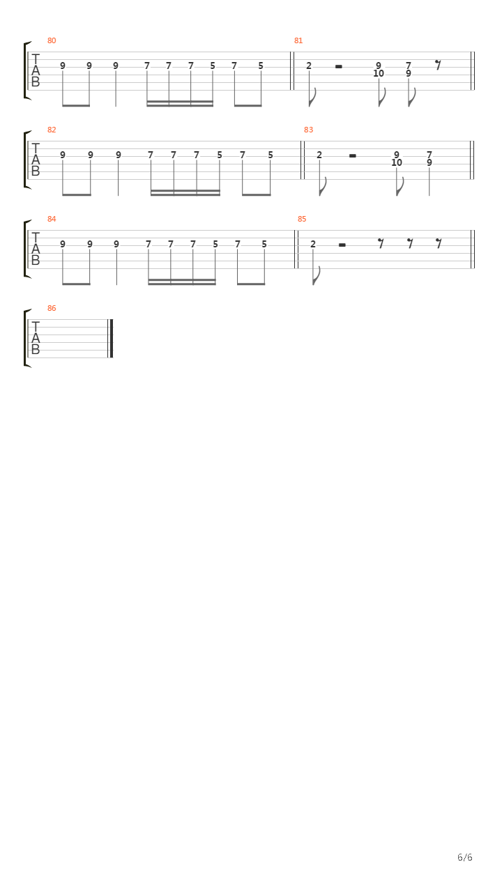 Schweine吉他谱