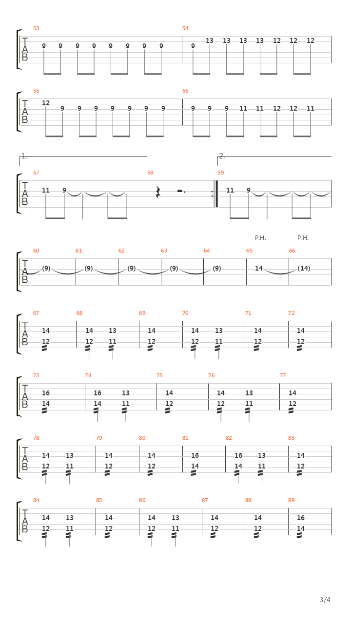 Below The Ever Setting Sun吉他谱