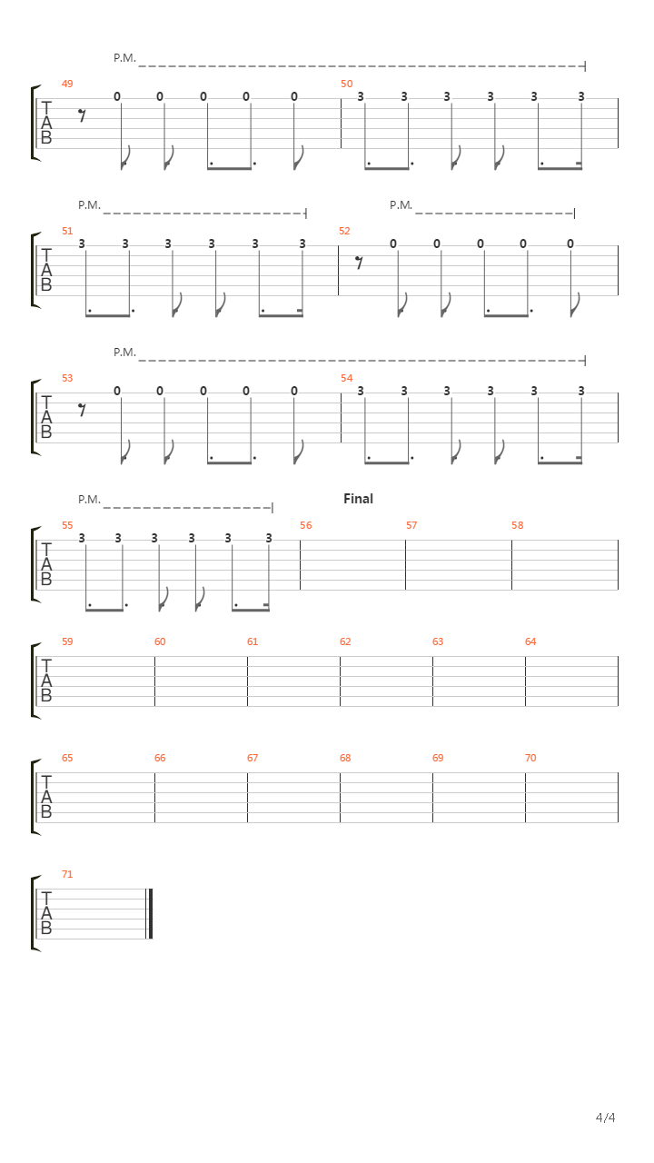 Levantate吉他谱