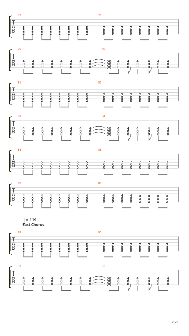 Seasons To Cycles吉他谱