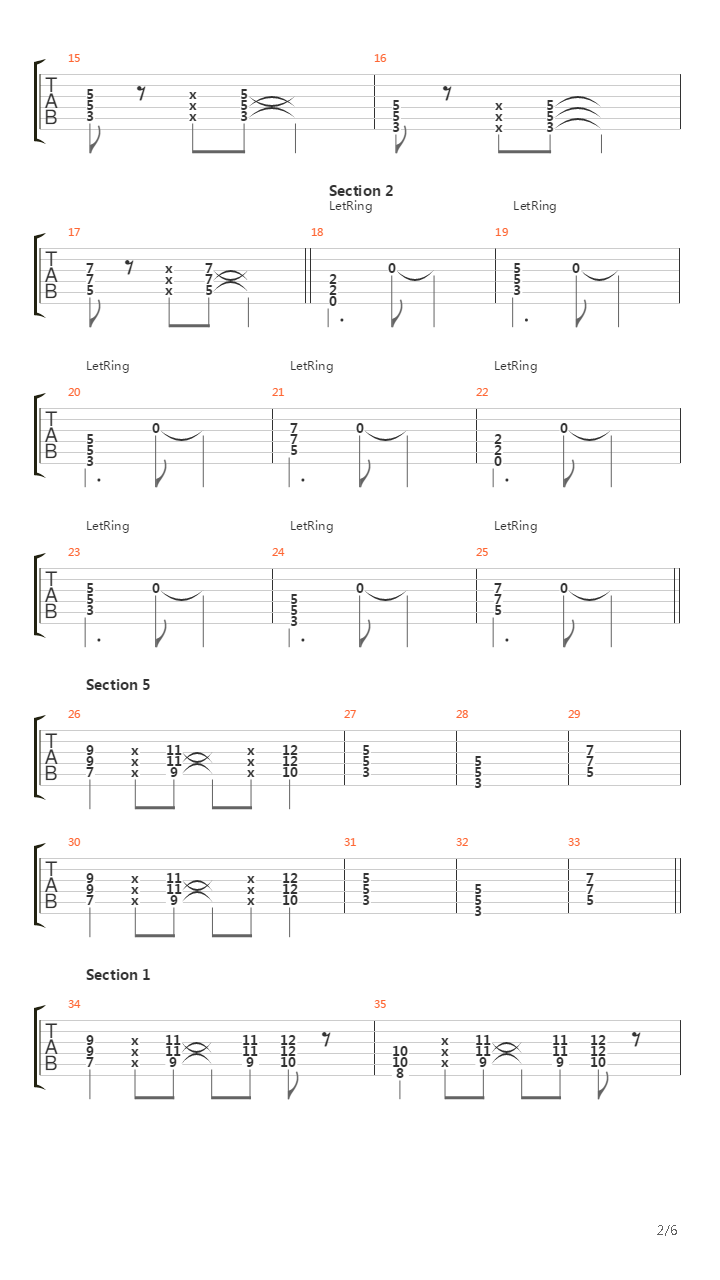 Going Down In Flames吉他谱